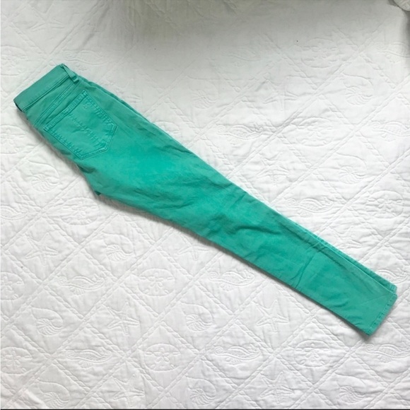 Rag & Bone Vintg Biscay Turquoise Green Jegging Jeans Size 24 - Picture 6 of 10